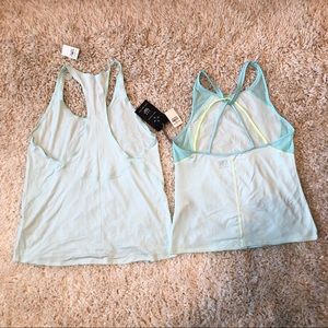NWT Abercrombie Fitch Active Tank Tops Blue Large